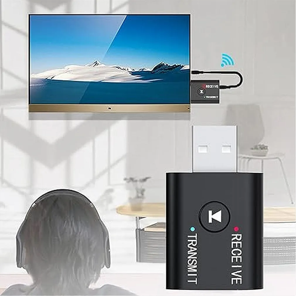ADATTATORE BLUETOOTH USB AUDIO SEGNALE RICEVENTE-TRASMITTENTE WIRELESS AD-BT004