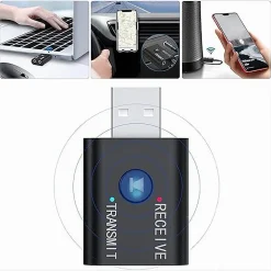 ADATTATORE BLUETOOTH USB AUDIO SEGNALE RICEVENTE-TRASMITTENTE WIRELESS AD-BT004