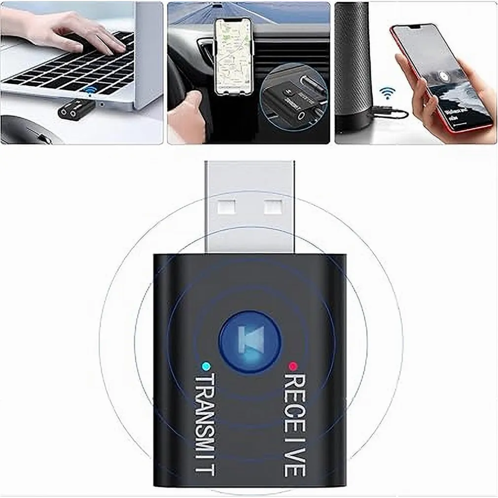 ADATTATORE BLUETOOTH USB AUDIO SEGNALE RICEVENTE-TRASMITTENTE WIRELESS AD-BT004
