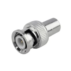 ADATTATORE CONNETTORE BNC MASCHIO A RCA FEMMINA A CRIMPARE COASSIALE CCTV