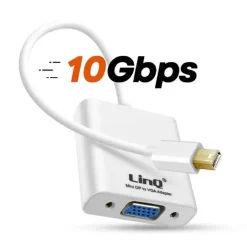 ADATTATORE CONVERTITORE CAVO DA MINI DISPLAYPORT MINI DP A VGA MONITOR MDP-VGA226