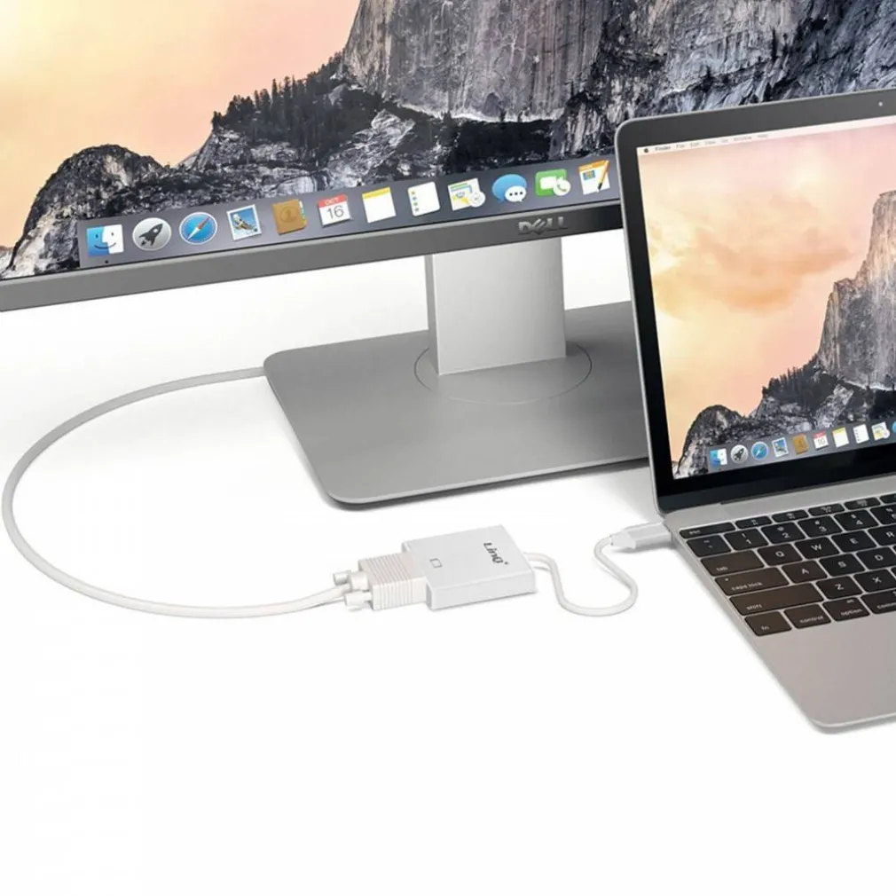 ADATTATORE CONVERTITORE DA TYPE-C A VGA PER PC SMARTPHONE FULL HD 1080 TPC-VGA266