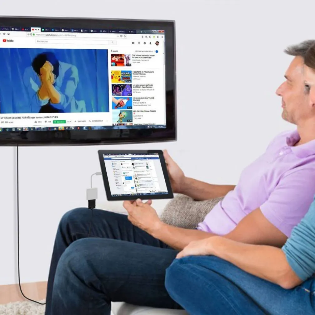 ADATTATORE CONVERTITORE DA TYPE-C A VGA PER PC SMARTPHONE FULL HD 1080 TPC-VGA266