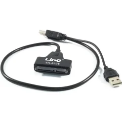 ADATTATORE CONVERTITORE SATA USB 2.0 A HARD DISK SATA 2.5 VELOCITÀ 480MBPS SA-2525