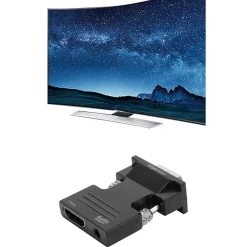 ADATTATORE CONVERTITORE VIDEO AUDIO HDMI A VGA PROIETTORE LETTORE DVD TV CHD-AVGA