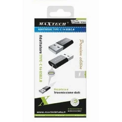 ADATTATORE DA TYPE-C A USB 2.0 RICARICA RAPIDA SINCRONIZZAZIONE DATI USB-TC01
