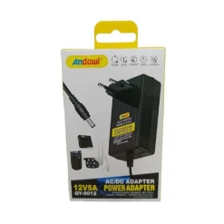 ADATTATORE DI ALIMENTAZIONE TRASFORMATORE UNIVERSALE STABILIZZATO 12V/5A QY-9012