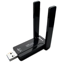 ADATTATORE SCHEDA DI RETE WIRELESS WIFI USB DUAL BAND 2.4 + 5.8G 1200MBPS WL1203