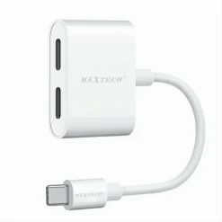 ADATTATORE TYPE C A DOPPIA ENTRATA TYPE-C RICARICA AUDIO PER SMARTPHONE AD-TC02