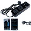 ADATTATORE UNIVERSALE USB PER SMARTPHONE TABLET CON 4 PORTE USB 2 PRESE CORRENTE
