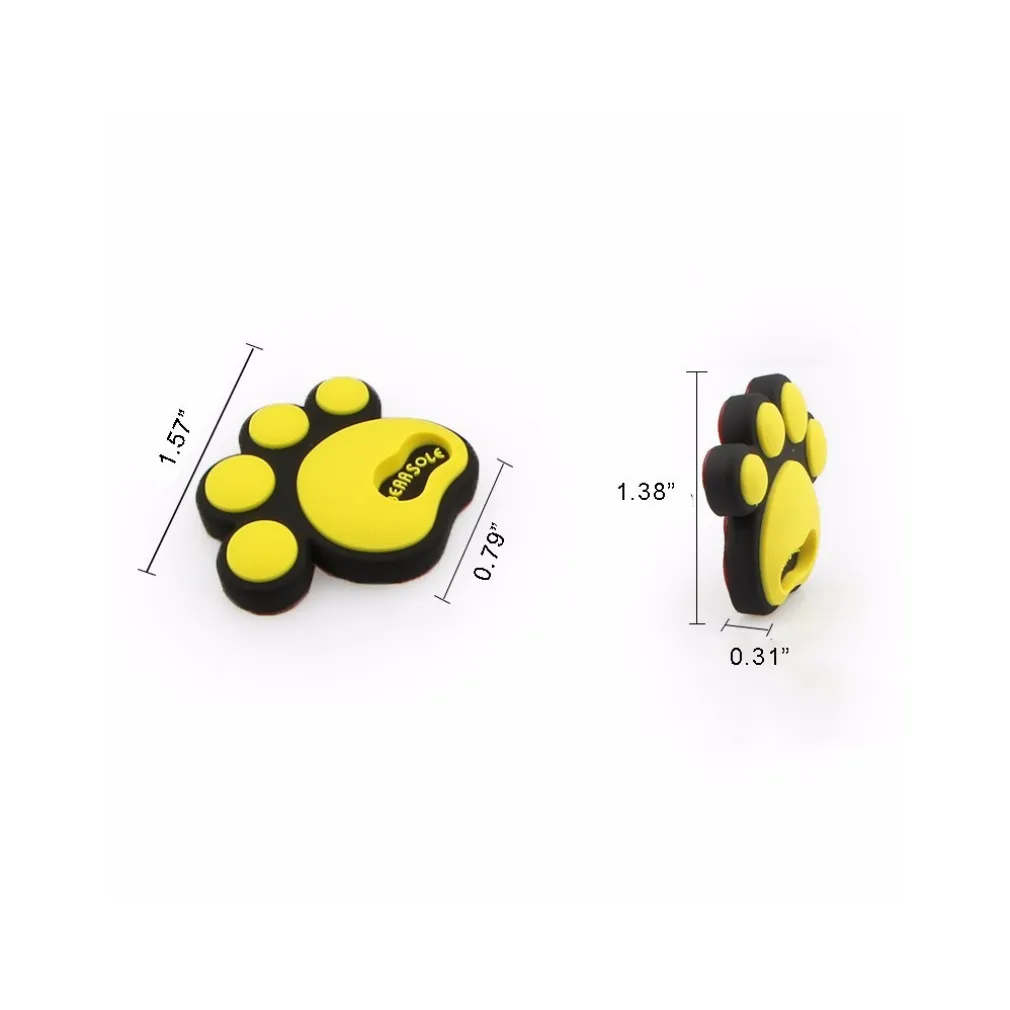 ADESIVO 3D DECORAZIONE DECALCOMANIE PER AUTO STICKER 4 PZ ZAMPE CANE CUCCIOLO