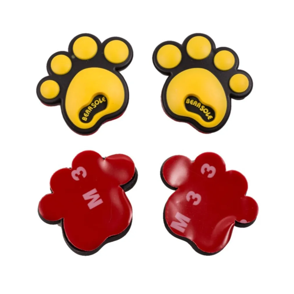 ADESIVO 3D DECORAZIONE DECALCOMANIE PER AUTO STICKER 4 PZ ZAMPE CANE CUCCIOLO