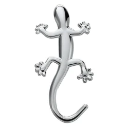 ADESIVO DECORAZIONE 3D IN PVC CROMATO PER AUTO FIGURA STEMMA GECO GEKO STICKER