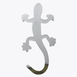 ADESIVO DECORAZIONE 3D IN PVC CROMATO PER AUTO FIGURA STEMMA GECO GEKO STICKER