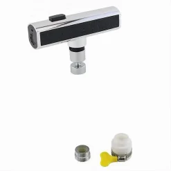 AERATORE PER RUBINETTO A CASCATA GIREVOLE MULTIFUNZIONE MISCELATORE CUCINA 87522