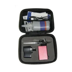 AEROGRAFO 0,2 MM RICARICABILE USB SPRAY AEROPENNA TATTOO NAIL ART UNGHIE PITTURA