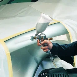 AEROGRAFO CON SERBATOIO A CADUTA SUPERIORE PISTOLA PER VERNICIARE 0,5 LT