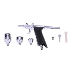 AEROGRAFO DOPPIA AZIONE TRATTO FINE 0,3MM AEROPENNA ARIA COMPRESSA SERBATOI