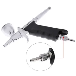 AEROGRAFO DOPPIA AZIONE TRATTO FINE 0,3MM AEROPENNA ARIA COMPRESSA SERBATOI