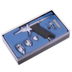 AEROGRAFO DOPPIA AZIONE TRATTO FINE 0,3MM AEROPENNA ARIA COMPRESSA SERBATOI
