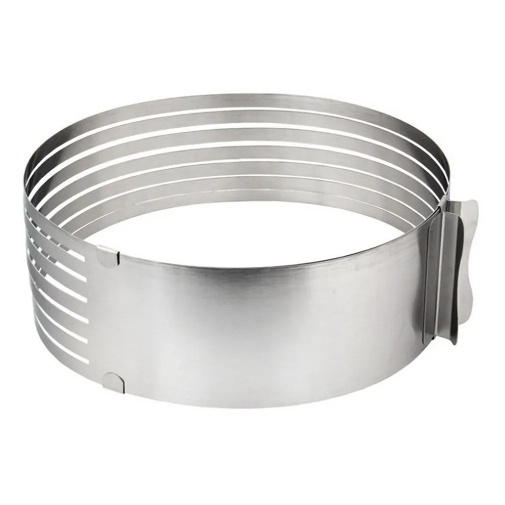 AFFETTATORTE TAGLIA AFFETTA TORTA REGOLABILE DA 24 30 CM STAMPO ANELLO ACCIAIO