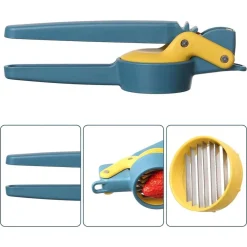 AFFETTATRICE MULTIUSO IN ACCIAIO MANDOLINO MANUALE ALIMENTI GRATTUGIA ROTANTE