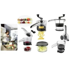 AFFETTATRICE SPIRALFIX TAGLIA VERDURE SPIRALE AFFETTA JULIENNE CUCINA