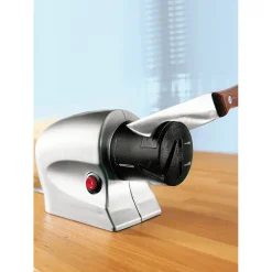 AFFILA COLTELLI ELETTRICO FORBICI LAME LAMA AFFILATORE ARROTA UTENSILI