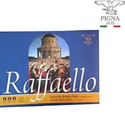 ALBUM DA DISEGNO RAFFAELLO PIGNA FOGLIO F2 SQUADRATO 24X33CM 10 FOGLI 80 G/M