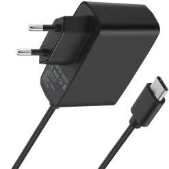 ALIMENTATORE CARICABATTERIA VELOCE RAPIDO PER NINETENDO SWITCH & DOCK TYPE-C 40W