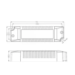 ALIMENTATORE CC MAX 20 W MULTICORRENTE LED DRIVER DIMMERABILE TRASFORMATORE 8IN1
