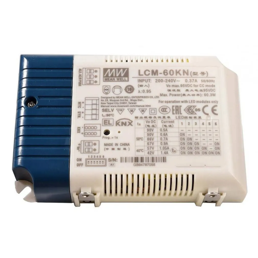 ALIMENTATORE LED DRIVER 60 W MULTI CORRENTE DIMMERABILE STRISCE FARETTI LAMPADE