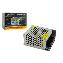 ALIMENTATORE STABILIZZATO 12V 3AMPERE SWITCH TRASFORMATORE TOP QUALITY 36W S-3AA