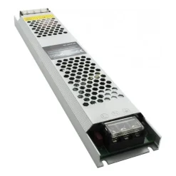 ALIMENTATORE STABILIZZATO 200WATT SLIM TRASFORMATORE 24V 8.3A 2 USCITE S24V-200W