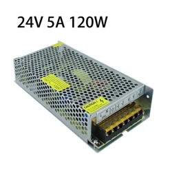 ALIMENTATORE TRASFORMATORE STABILIZZATO PER STRISCE LED 24V DC SWINTCHING AMPERE