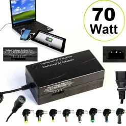 ALIMENTATORE UNIVERSALE 70 WATT NOTEBOOK CASA UNIVERSALE NOTEBOOK CARICABATTERIA