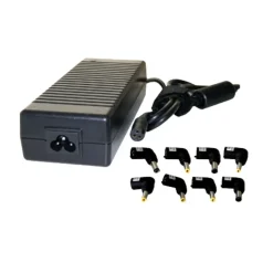 ALIMENTATORE UNIVERSALE 120 W PC LAPTOP UFFICIO CASA NOTEBOOK 8 ADATTATORI