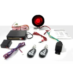 ALLARME ANTIFURTO AUTO UNIVERSALE FURGONE CAMPER ROULOTTE 2 TELECOMANDI