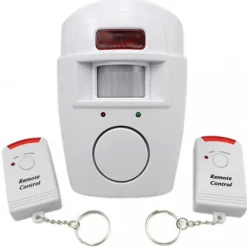 ALLARME ANTIFURTO CON SENSORE SIRENA 105 DB 2 TELECOMANDI CASA UFFICIO NEGOZIO