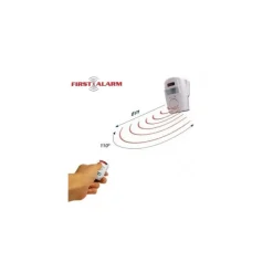 ALLARME CON SENSORE INFRAROSSI 2 TELECOMANDI 105 DB RAGGIO 6 METRI CASA UFFICIO