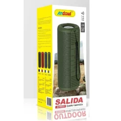 ALTOPARLANTE 2.0 WIRELESS SPEAKER BLUETOOTH 5.0 AUX 3,5MM USB PER ESTERNO QYX533