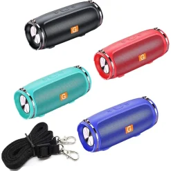 ALTOPARLANTE BLUETOOTH PORTATILE WIRELESS CON CINGHIA RADIO SUONO HIFI A 360° USB