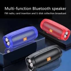 ALTOPARLANTE BLUETOOTH PORTATILE WIRELESS CON CINGHIA RADIO SUONO HIFI A 360° USB