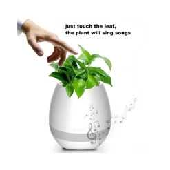 ALTOPARLANTE CASSA SPEAKER BLUETOOTH A FORMA DI VASO PIANTA FIORI IMPERMEABILE
