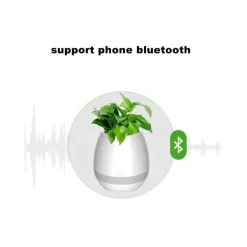 ALTOPARLANTE CASSA SPEAKER BLUETOOTH A FORMA DI VASO PIANTA FIORI IMPERMEABILE