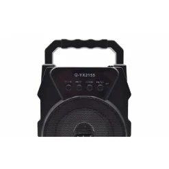 ALTOPARLANTE PORTATILE Q-YX2155 15W PMPO BLUETOOTH 5.0 CON LUCI A LED SENZA FILI