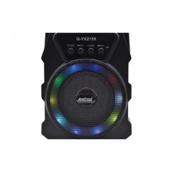 ALTOPARLANTE PORTATILE Q-YX2155 15W PMPO BLUETOOTH 5.0 CON LUCI A LED SENZA FILI