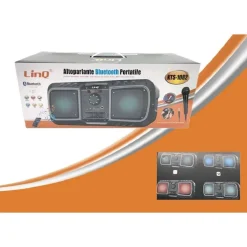 ALTOPARLANTE SPEAKER CASSA AMPLIFICATA BLUETOOTH KTS-1082 RADIO FM TF USB AUX MIC