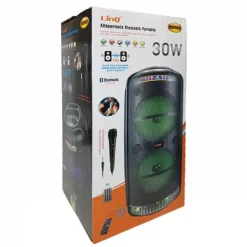 ALTOPARLANTE SPEAKER CASSA BLUETOOTH PORTATILE KB8808 30W MICROFONO TELECOMANDO