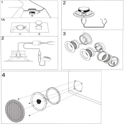 ALTOPARLANTI COASSIALI 2 VIE COASSIALE AUTO AUDIO MUSICA STEREO HIFI 13CM 380 W